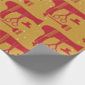 Papier Cadeau Outils de coiffures (Coin)