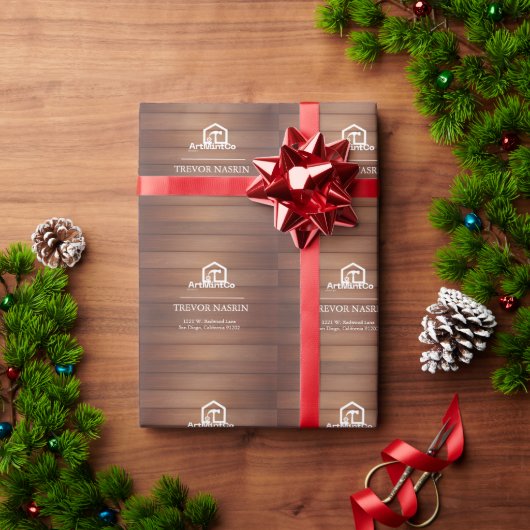 Papier Cadeau Outils de menuisier bricoleur de construction mode (Cadeau de vacances)
