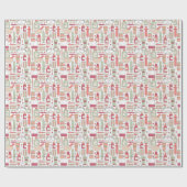 Papier Cadeau Outils de pharmacie (Plat)