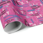 Papier Cadeau Outils électriques - Thème de construction (Coin rond)