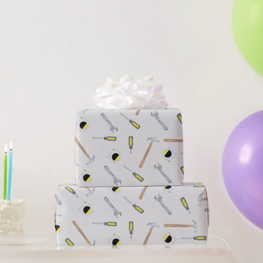 Papier Cadeau Outils modernes Motif Whimsical Fun (Cadeaux de fête)
