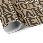 Papier Cadeau Outlander, Étranger ou étranger (Coin rond)