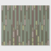 Papier Cadeau Ovales Art Déco  (Plat)