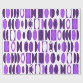 Papier Cadeau Ovales Art déco (Plat)
