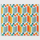 Papier Cadeau Ovales et cercles (Plat)