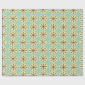 Papier Cadeau Ovales et Starburst (Plat)