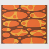 Papier Cadeau Ovales stratifiés des années 1970 (Plat)