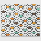 Papier Cadeau Ovals des années 1970 (Plat)
