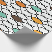 Papier Cadeau Ovals des années 1970 (Coin)