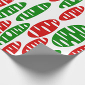 Papier Cadeau Ovals troués de Noël (Coin)
