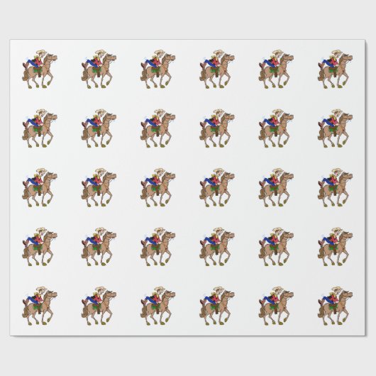 Papier Cadeau Overager Cowboy (Plat)