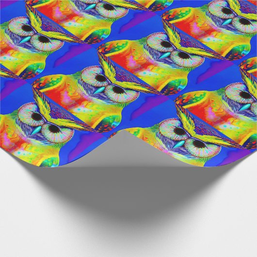 PAPIER CADEAU OWL ART ANNIVERSAIRE (Coin)