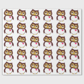 Papier Cadeau Owl t'aime (Plat)