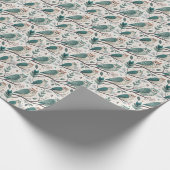 Papier Cadeau Owl Wrapping Paper | Woodland Animal Gift Wrap (Coin)