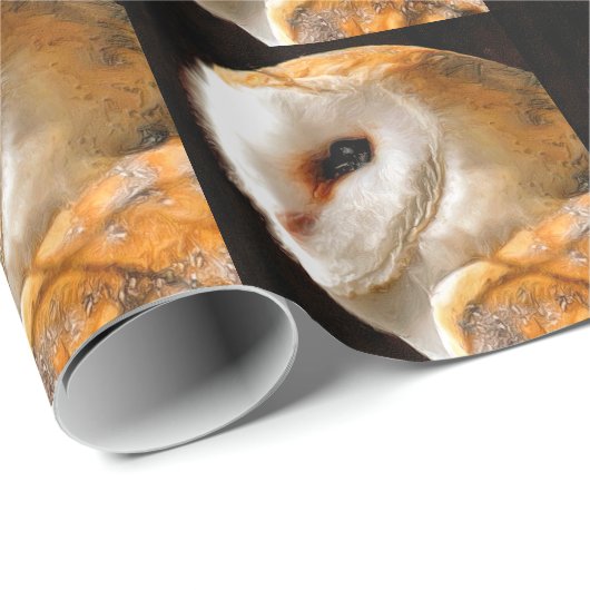 PAPIER CADEAU OWLS (Coin rond)