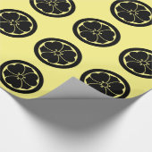 Papier Cadeau Oxalis avec épées dans le cercle 1 (Coin)