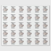 Papier Cadeau Oyster Shell Funny été Anniversaire (Plat)