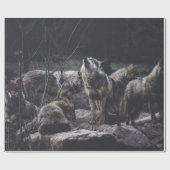 Papier Cadeau Pack Wolf (Plat)