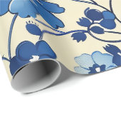 Papier Cadeau Pacock (Coin rond)