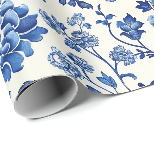 Papier Cadeau Pacock (Coin rond)