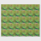 Papier Cadeau Pacock (Plat)
