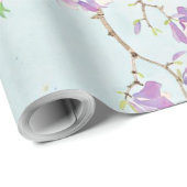 Papier Cadeau Pacock enchanté | Chibi Peacock Cadeau (Coin rond)