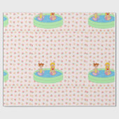 Papier Cadeau Paddling Pool Wrapping Paper (Plat)