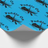Papier Cadeau Pagaie En Mode Design - Papier Enveloppant Matte (Coin)