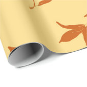 Papier Cadeau Page Couleur des fleurs (Coin rond)