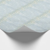 Papier Cadeau Page d'art grunge bleu (Coin)