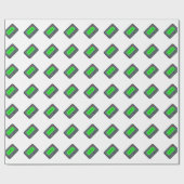 Papier Cadeau pager émoji (Plat)