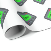 Papier Cadeau pager émoji (Coin rond)