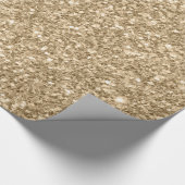 Papier Cadeau Pail or parties scintillant texture imprimé (Coin)