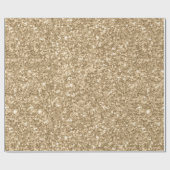 Papier Cadeau Pail or parties scintillant texture imprimé (Plat)