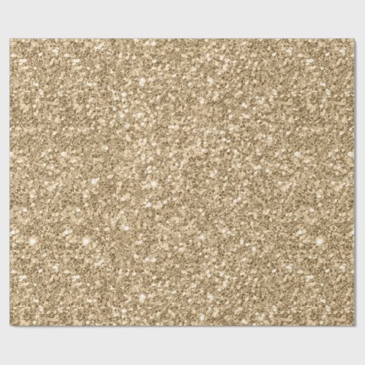 Papier Cadeau Pail or parties scintillant texture imprimé (Plat)