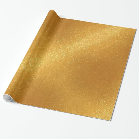 Papier Cadeau Paillettes dorées tendance (Déroulé)