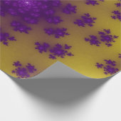 Papier Cadeau Paillettes Florales de Banane (Coin)