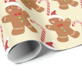 Papier Cadeau Pain de gingembre (Coin rond)