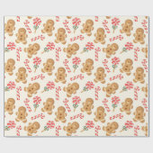 Papier Cadeau Pain D'Envers Et Sucres de canne (Plat)