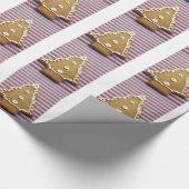 Papier Cadeau Pain d'épice Cookie Noël Arbre Noël Noël Noël Noël (Coin)