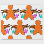 Papier Cadeau Pain d'épice Marionnette Mastercard Caractères de (Plat)