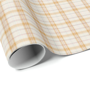 Papier Cadeau Pain d'épices Famille Noël Plaid