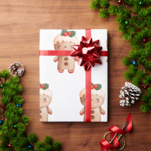 Papier Cadeau Pain d'épices Noël Noël Noël Noël Noël Noël Noël C
