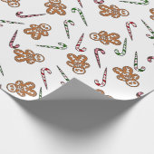 Papier Cadeau Pain d'épices Squelette Homme (Coin)