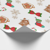 Papier Cadeau Pains d'épice de Noël (Coin)
