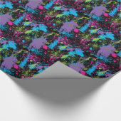 Papier Cadeau Paint Splater (Coin)