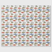Papier Cadeau Painted Fish (Plat)