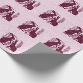 Papier Cadeau Paire Art nouveau de lapins De Morgan et Morris (Coin)