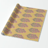 Papier Cadeau paisley 1b - Wrapping Paper (Déroulé)