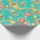 Papier Cadeau Paisley coloré (Coin)